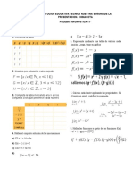 Prueba Diagnostica 11°