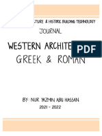 1 - Greek & Roman Architecture Journal - Nur Yazmin