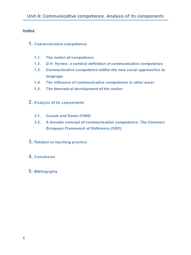 Unit 4 | PDF | Linguistics | Communication