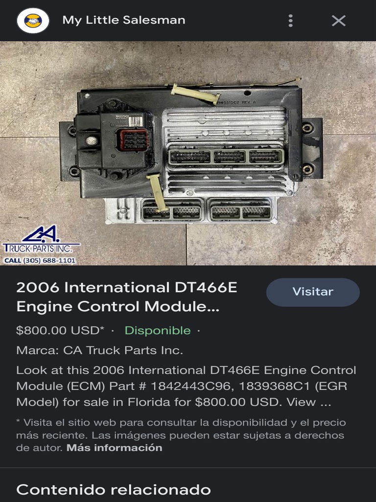 International Dt466 Idm Ecm Buscar Con Google PDF