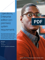 Dynamics 365 For Finance and Operations Enterprise Edition On Premises System Requirements