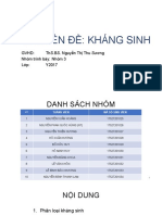 Kháng Sinh - Nhóm 3