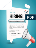 Business Development Intern - Biap