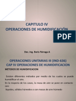 Humidificación IV