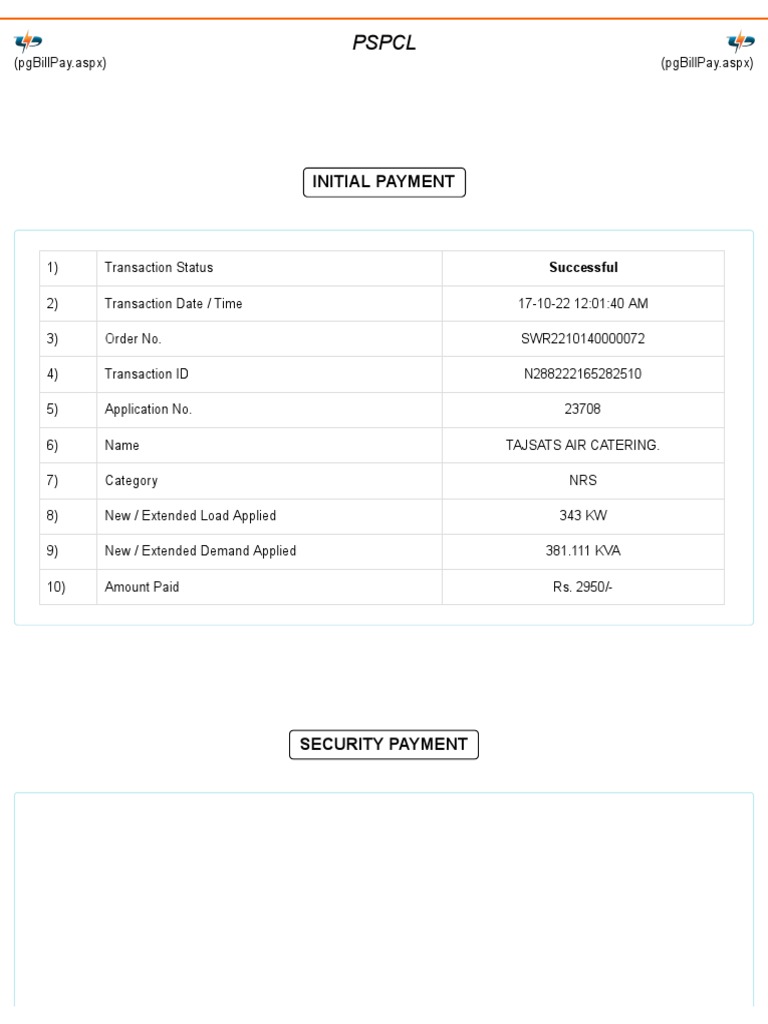 PSPCL Portal For Electricity Bill Payments New Electricity
