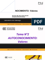 Semana 2 - Autoconocimiento Valores