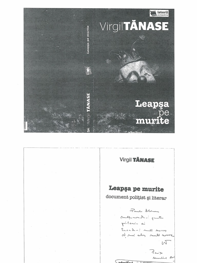 Virgil Tănase - Leapsa Pe Murite | PDF