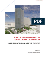 LEED-ND Approach for FNB Financial Center