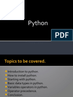 Presentation Python Is Boring.