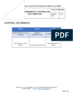 Pcd-Acimex-001 - Procedimiento Control de Documentos