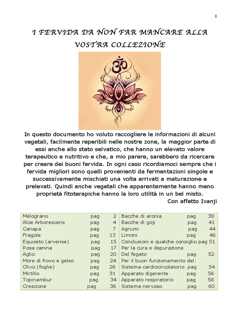 Fervida Lista | PDF