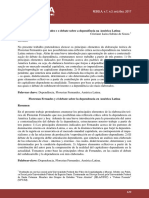 Cristiane de Souza - Florestan Fernandes e o Debate Sobre A Dependência Na América Latina