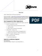 Xen Compared To Other Hypervisors