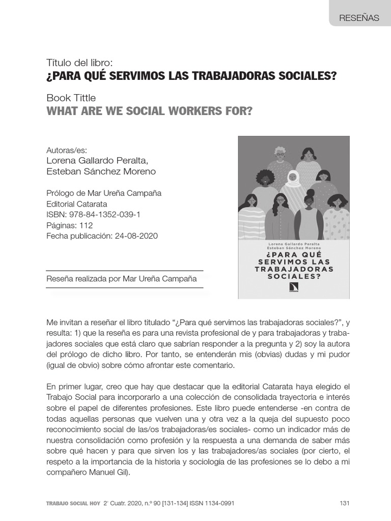 Reseña 131 A 133 | PDF | Trabajo Social