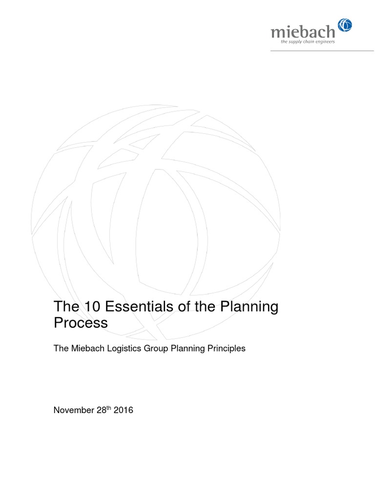 10 Essentials of The Planning Process | PDF | Performance Indicator
