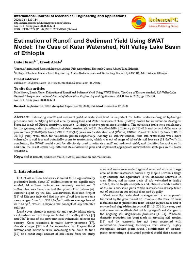 10 11648 J Ijmea 20200806 11 | PDF | Drainage Basin | Erosion