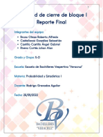 Actividad de Cierre de Bloque I Reporte Final PDF Bonito