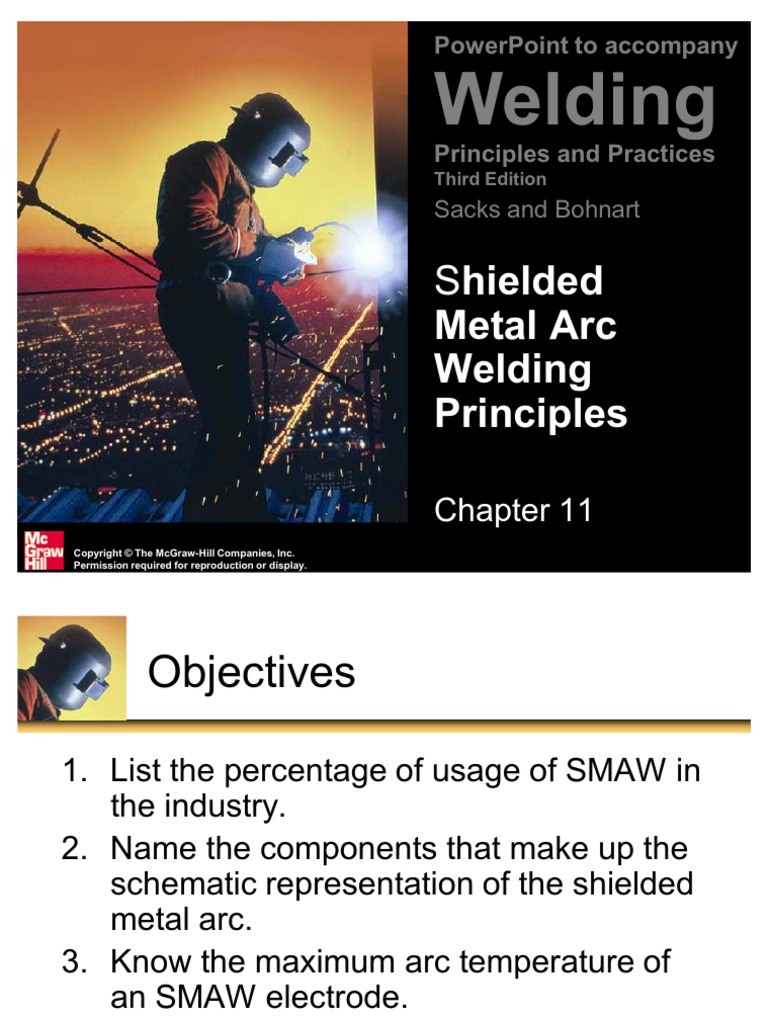 Shielded Metal Arc Welding Principles | PDF | Electric Heating ...