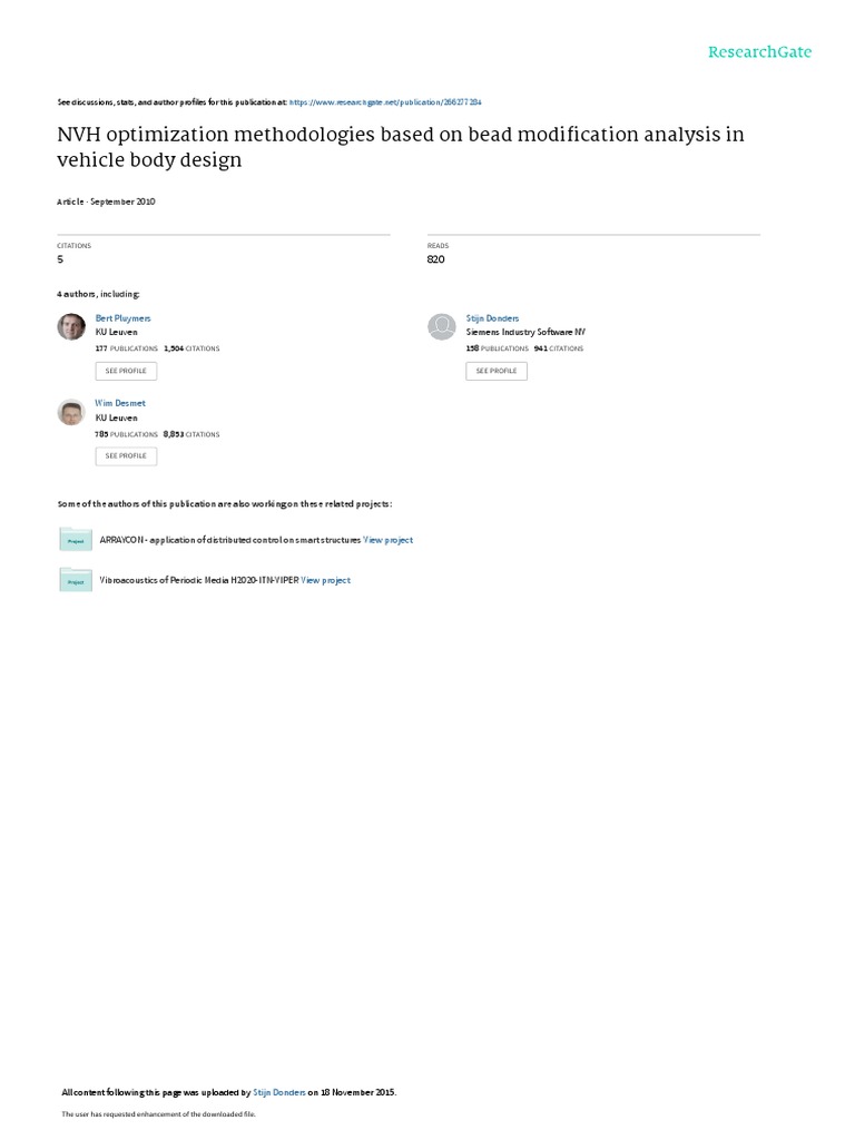The NVH Reduction Challenge: A Deep Dive into Frequency Response