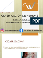 Clasificación de heridas y cicatrización