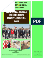 Memoria Anual 2019 Municipalidad de El Porvenir Completo 1