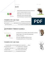 Alces e leopardos