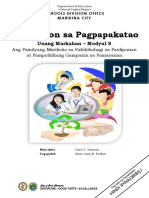 ESP8 - Q1 - MOD8 - WEEK8 - Ang Pamilyang Marikeño Sa Pakikibahagi Sa Panlipunan - Final