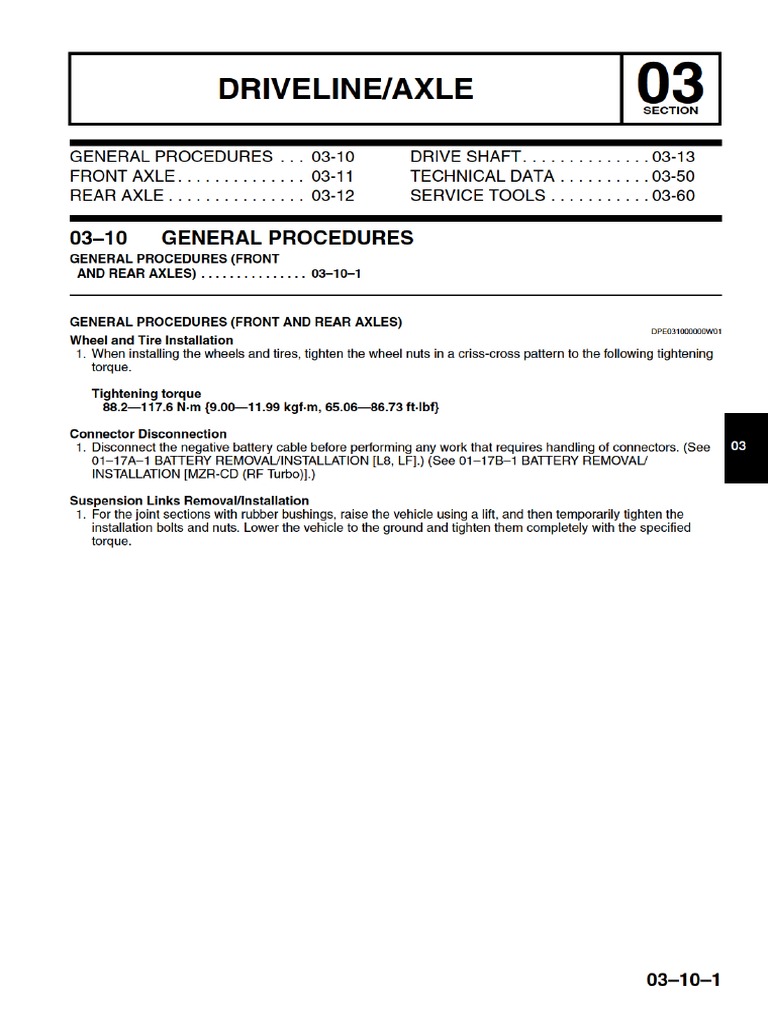 Driveline Axle PDF Axle Steering