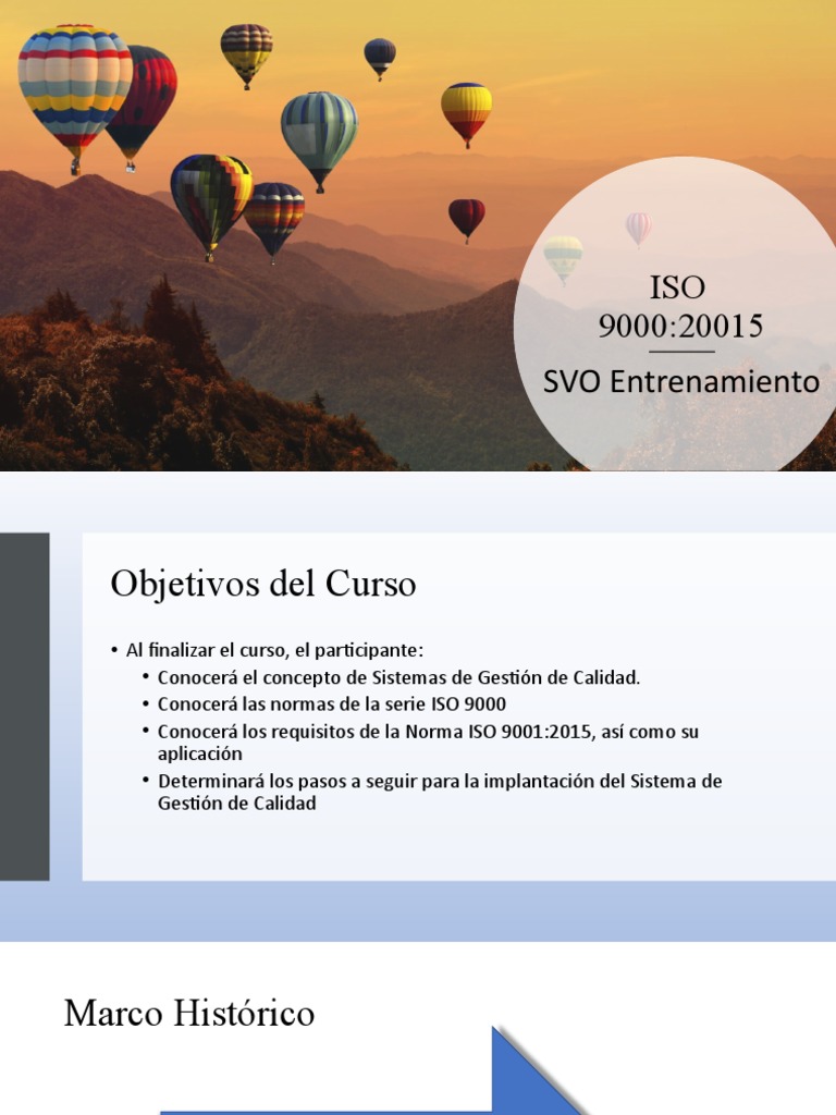 Curso de ISO 9001:2015 y Gestión de Calidad | PDF | Calidad (comercial ...