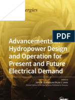 Advancements in Hydropower Design and Operation For Present and Future Electrical Demand