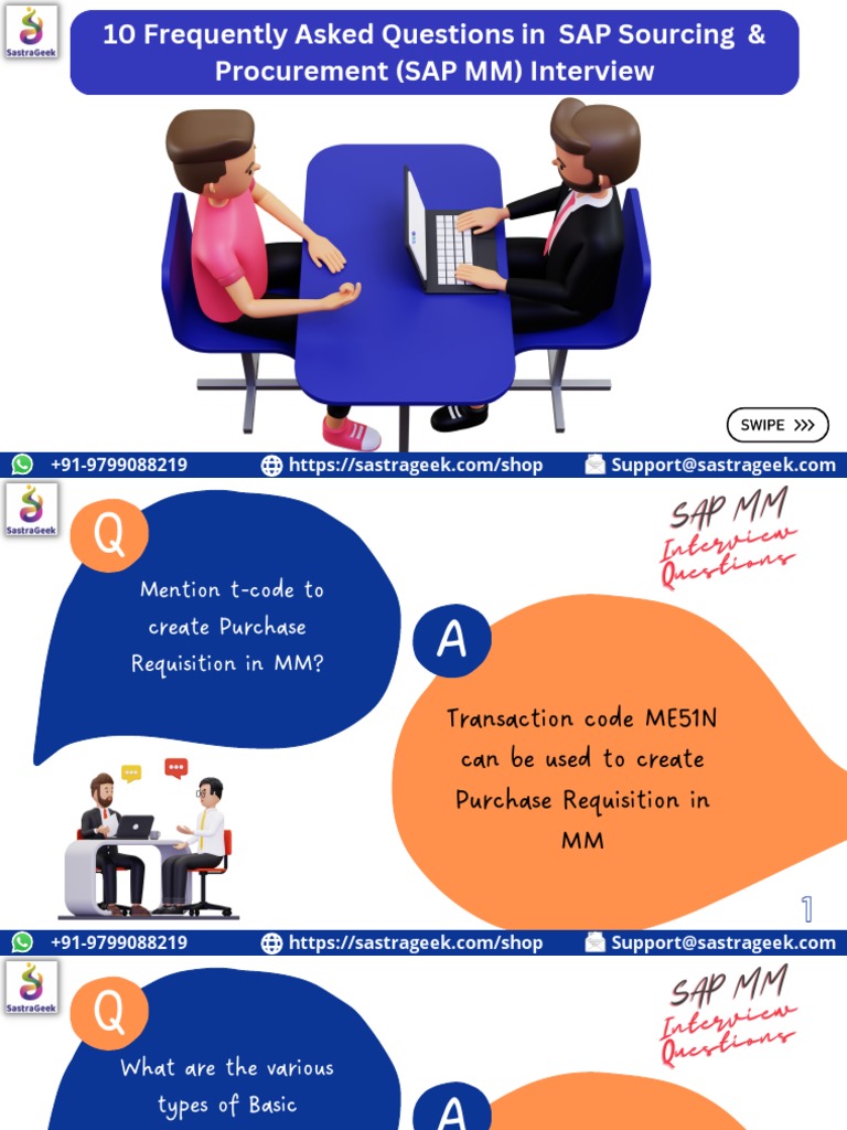 Sap MM Interview 1673727260 | PDF | Sap Se
