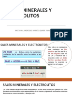 Tema 4 - Sales Minerales y Electrolitos
