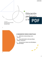 Educacion Pedagogia y Saberes