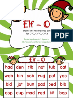 Christmas Bingo Vowel Game