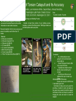 The Design of Torsion Catapult and Its Accuracy Poster Levi Bruk Musa Owynn Ahmad