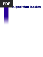 Algorithm BasicsFinal