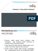 Pertemuan Ke 11 Malware Forensic