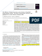 9 - The Influence of Human Interaction On The Vibration of Hand-Held