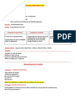 Fiche de Préparation 4e AP