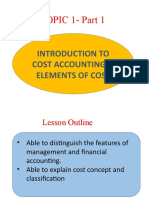 ACC416 Topic 1 - Part1 Introduction To Cost Accounting Slides