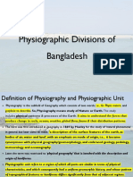 Lecture 7 Physiographic Divisions of Bangladesh 1