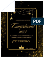 Invitación de Cumpleaños MG