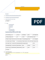 Ifrs Approach in SAP