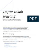 Daftar Tokoh Wayang - Wikipedia Bahasa Indonesia, Ensiklopedia Bebas