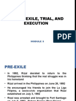 Rizal's Exile, Trial and Execution