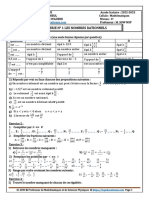 Receuil Dexercices Et de Devoirs de Maths 4eme