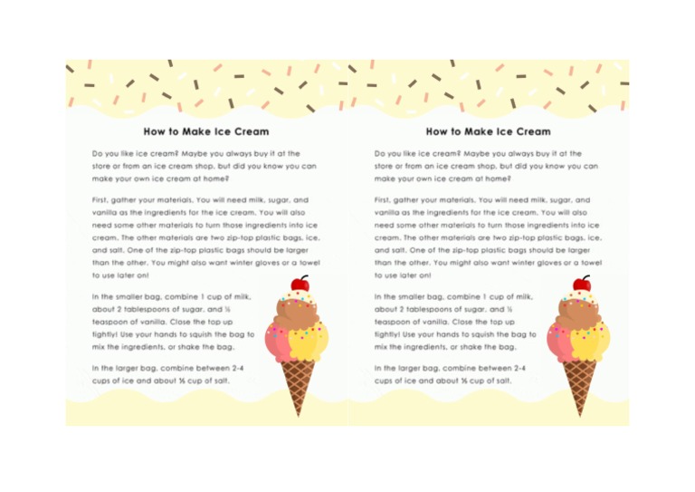 ICE Cream | PDF