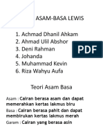 TEORI ASAM BASA LEWIS