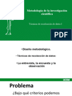 Tecnicas de Recoleccion de Datos i