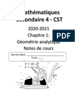 Système D'équation Et GA - Notes de Cours